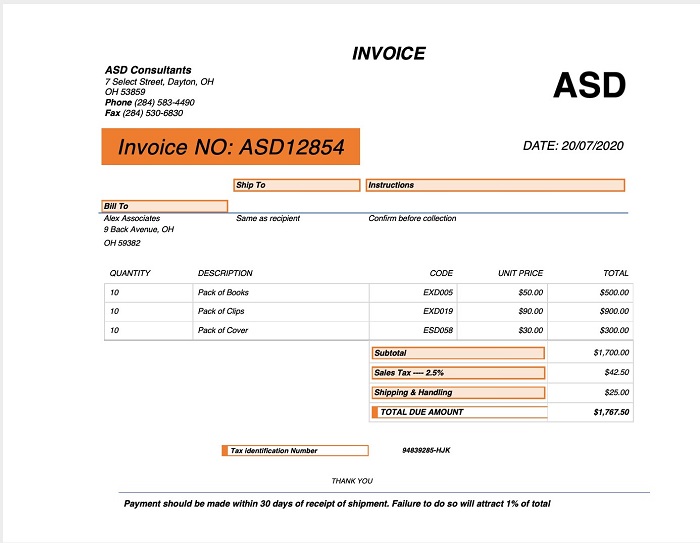 How to Calculate Invoices Image